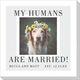 Colored Frame with Your Message Photo Napkins Image 9 of 10